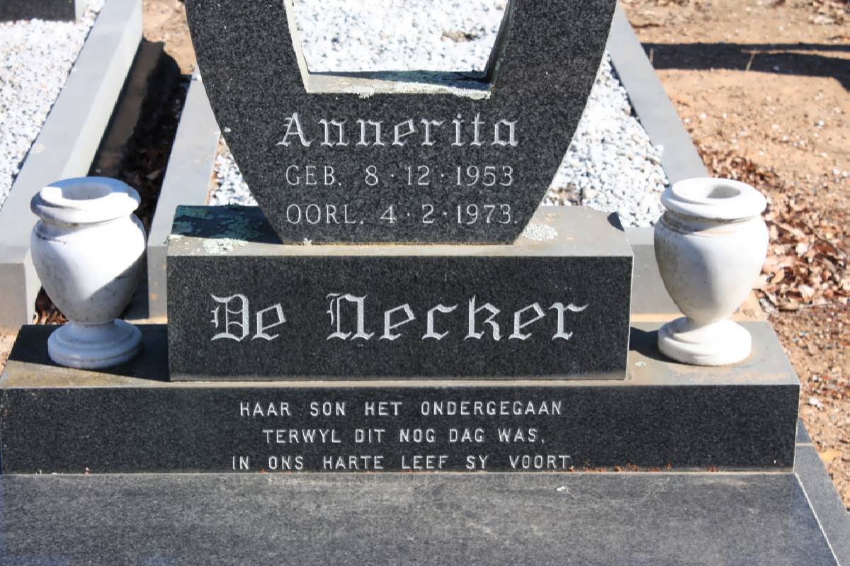 NECKER Annerita, de 1953-1973