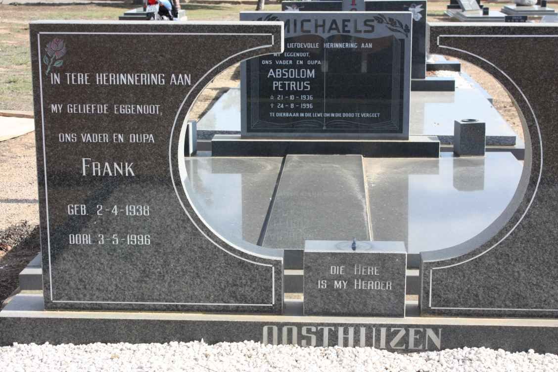 OOSTHUIZEN Frank 1938-1996