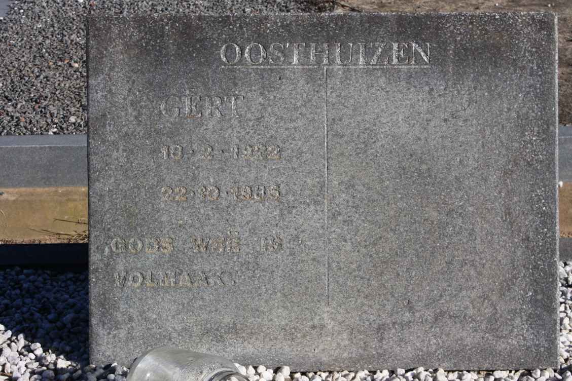 OOSTHUIZEN Gert 1922-1986
