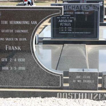 OOSTHUIZEN Frank 1938-1996