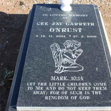 ONRUST Cee-Jay Garreth 2004-2006