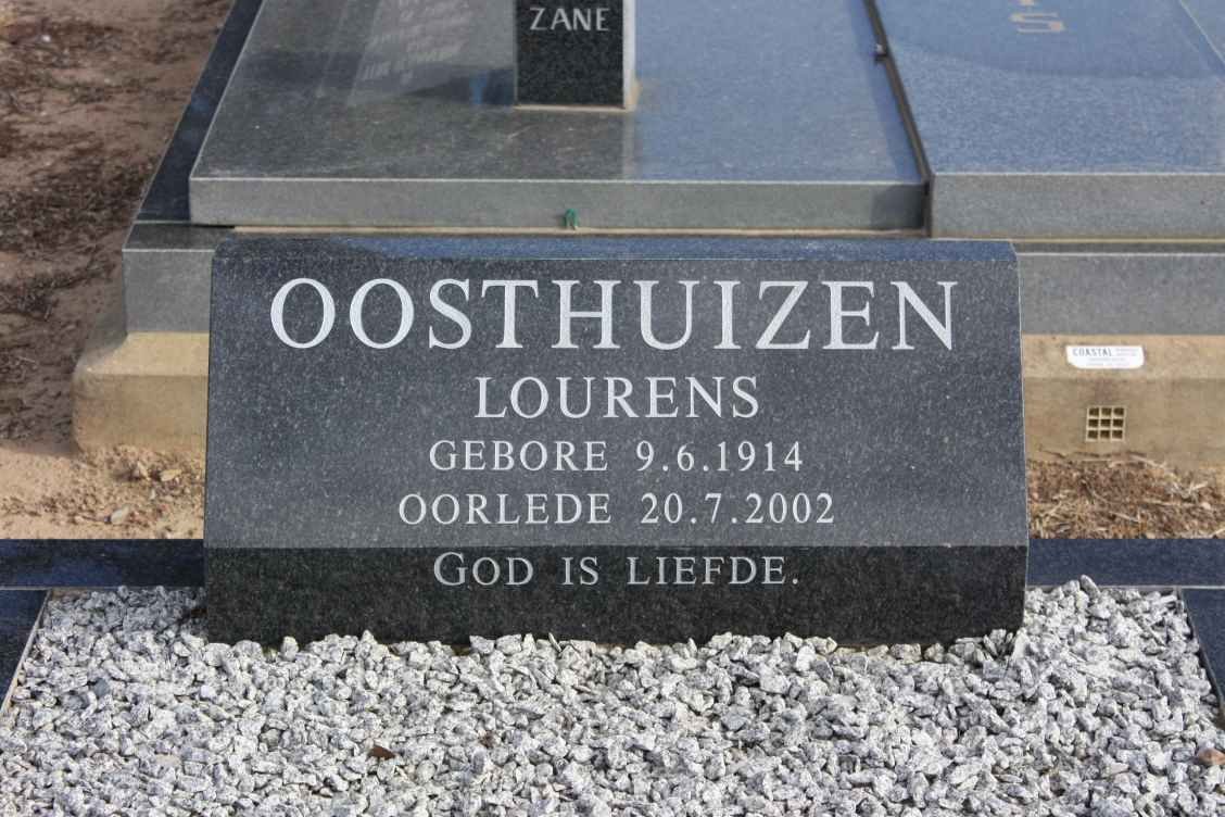 OOSTHUIZEN Lourens 1914-2002
