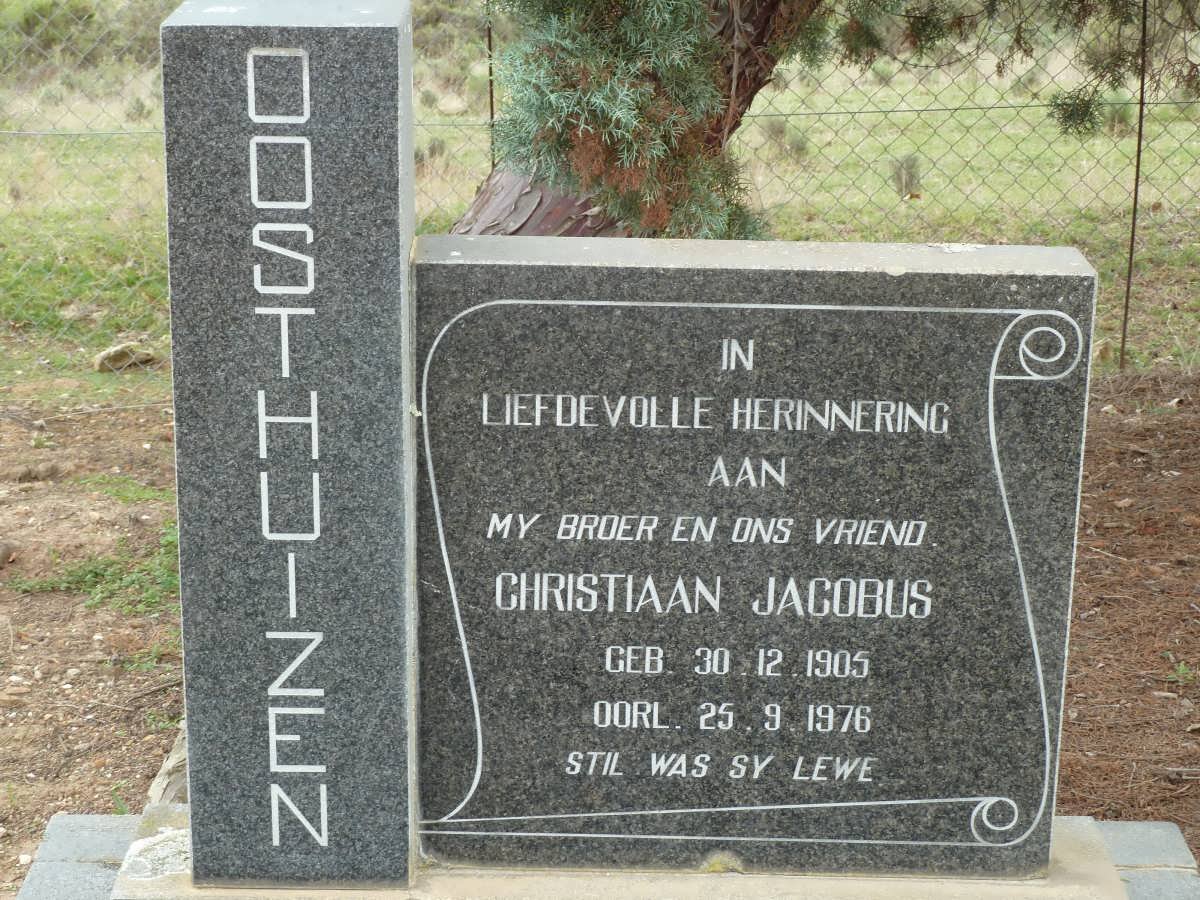 OOSTHUIZEN Christiaan Jacobus 1905-1976