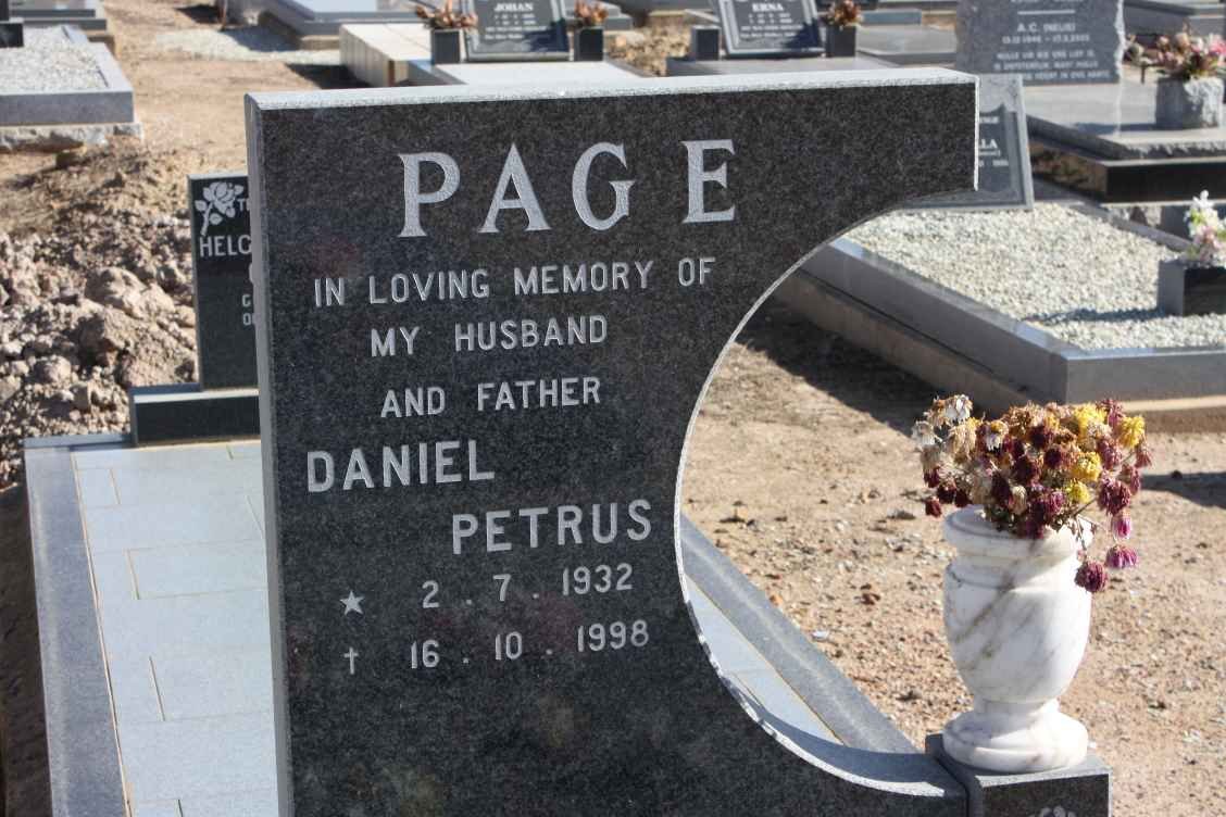 PAGE Daniel Petrus 1932-1998