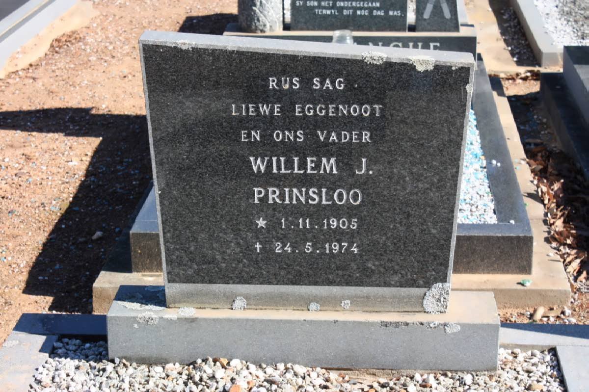 PRINSLOO Willem J. 1905-1974