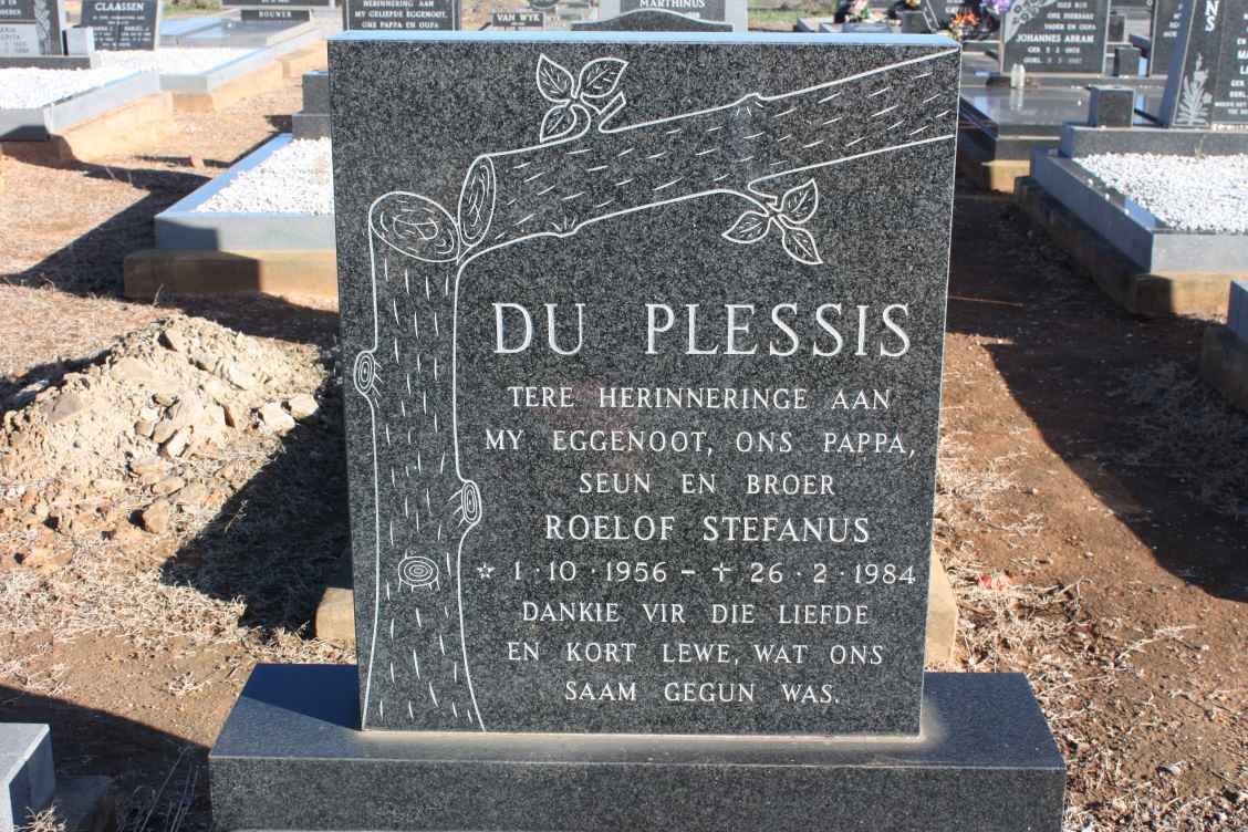 PLESSIS Roelof Stefanus, du 1956-1984