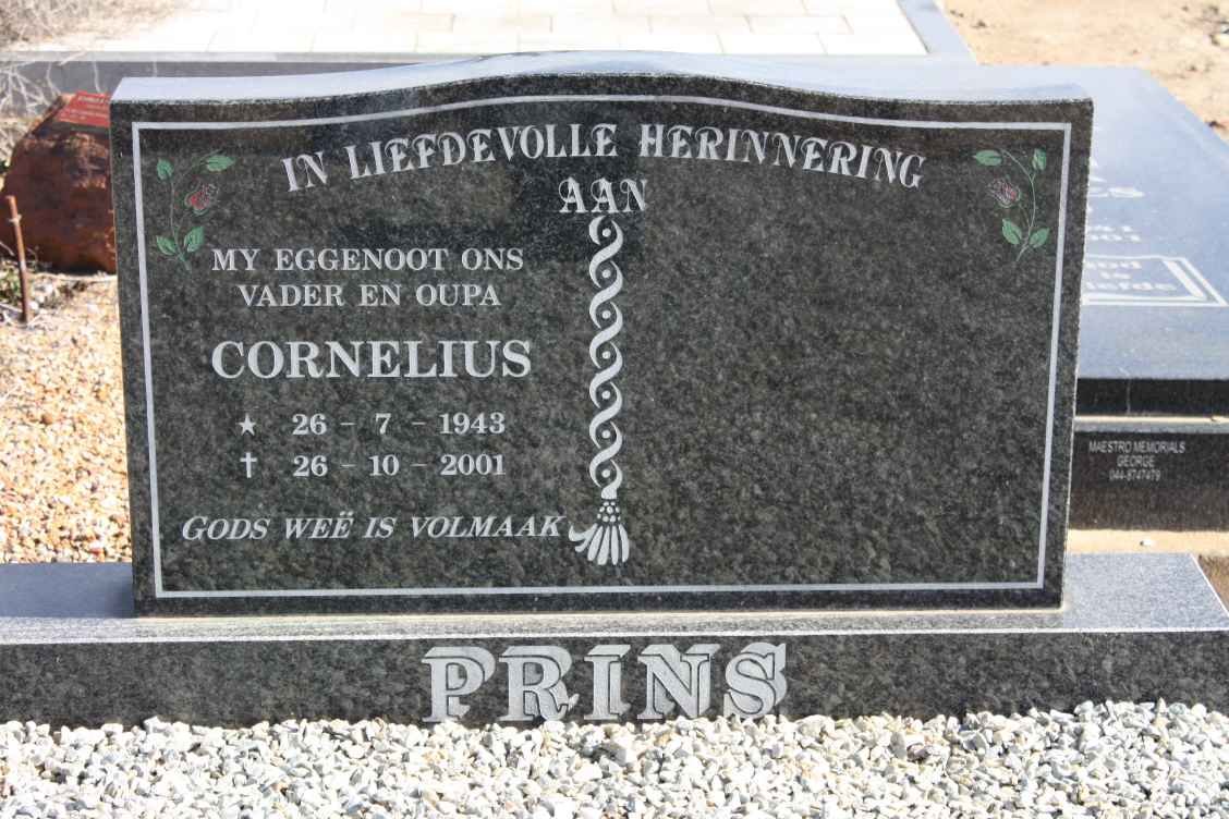 PRINS Cornelius 1943-2001