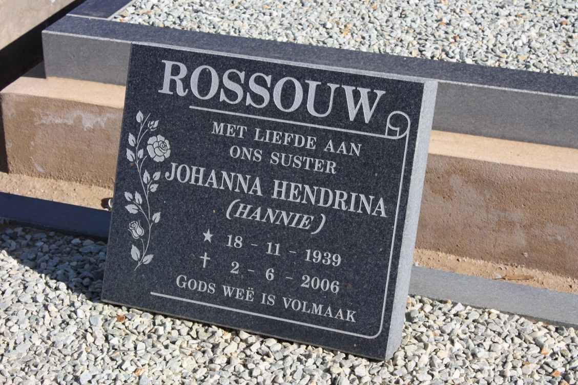 ROSSOUW Johanna Hendrina 1939-2006