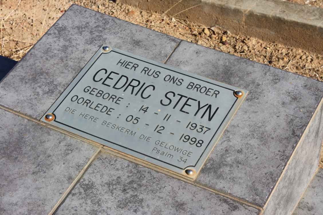 STEYN Cedric 1937-1998
