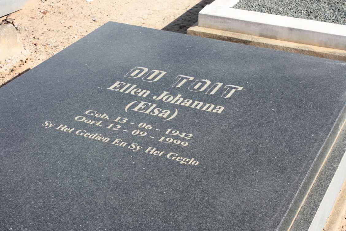 TOIT Ellen Johanna, du 1942-1999