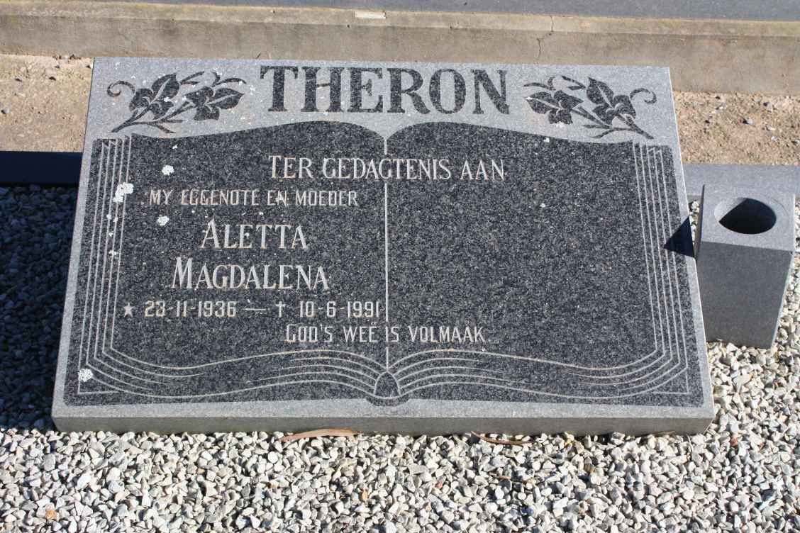 THERON Aletta Magdalena 1936-1991