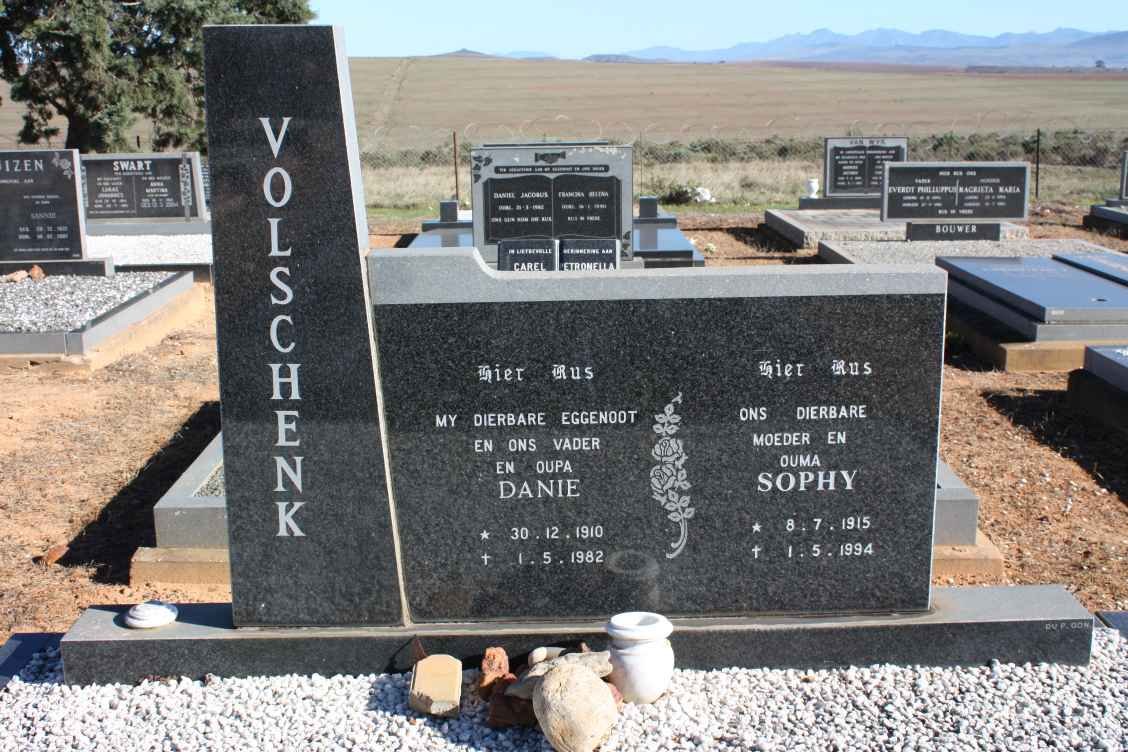 VOLSCHENK Danie 1910-1982 &amp; Sophy 1915-1994