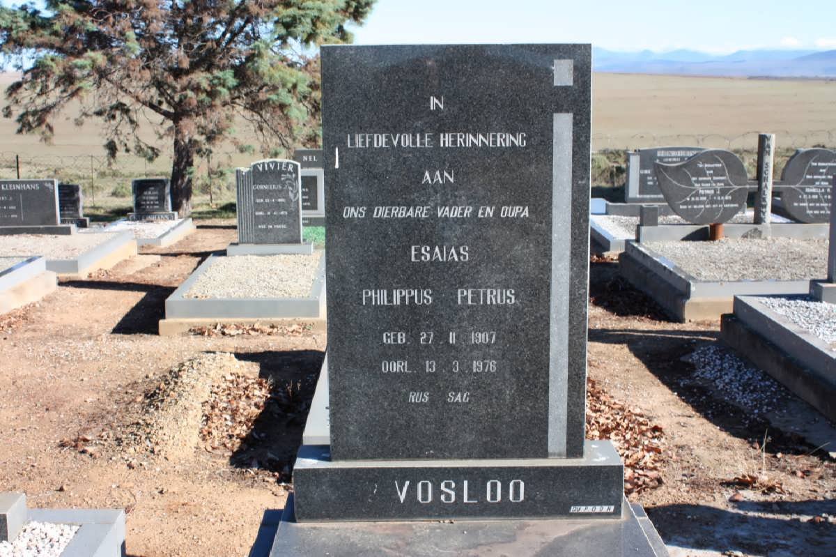 VOSLOO Esaias Philippus Petrus 1907-1978