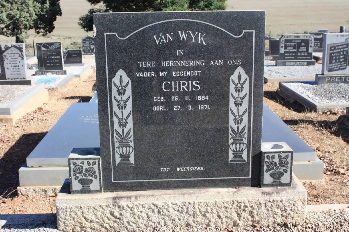 WYK Chris, van 1884-1971