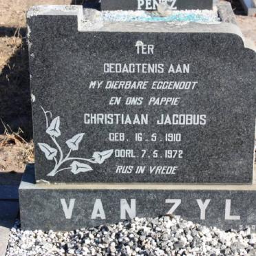 ZYL Christiaan Jacobus, van 1910-1972