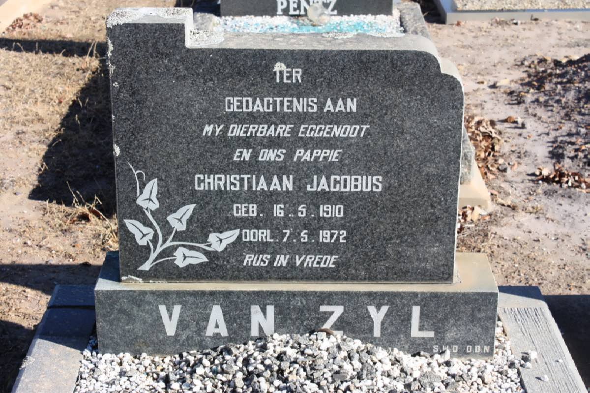 ZYL Christiaan Jacobus, van 1910-1972