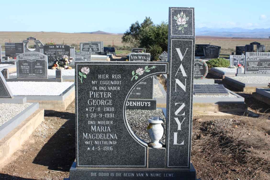 ZYL Pieter Georege, van 1908-1991 &amp; Maria Magdalena NEETHLING 1916-