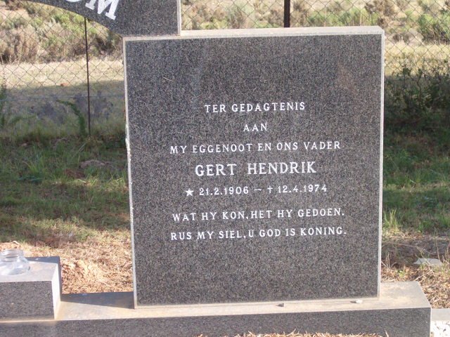 ? Gert Hendrik 1906-1974
