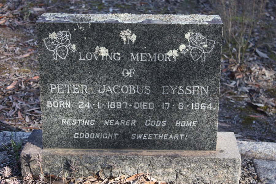 EYSSEN Peter Jacobus 1897-1964