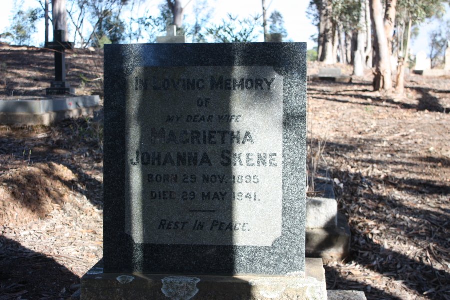 SKENE Magrietha Johanna 1895-1941
