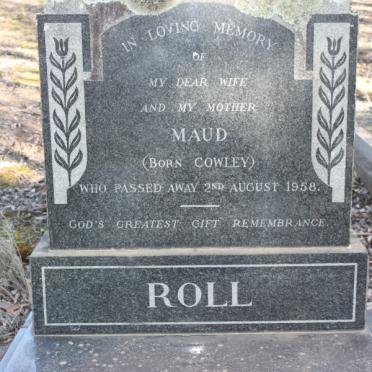 ROLL Maud nee Cowley ?-1958