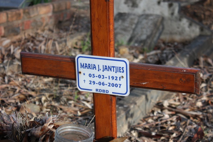 JANTJIES Maria J. 1921-2007