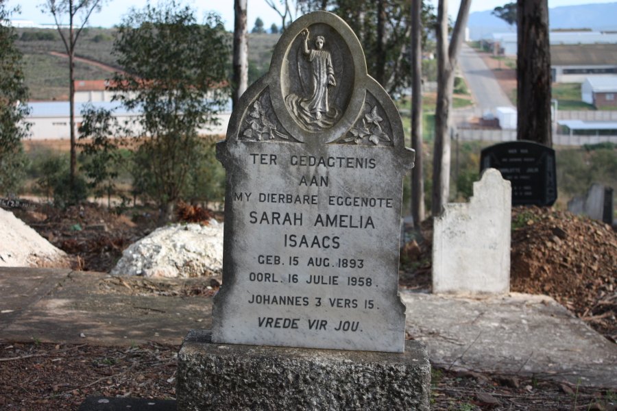 ISAACS Sarah Amelia 1893-1988