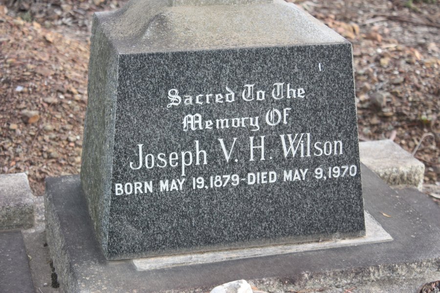 WILSON Joseph V.H. 1879-1970