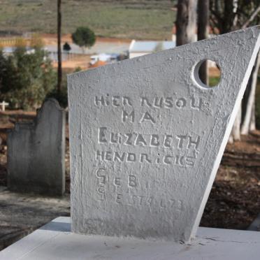 HENDRICKS Elizabeth ?-1973
