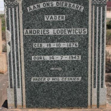 WYK Andries Lodewicus, van 1876-1943