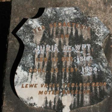 WET Jurie, de 1910-1934