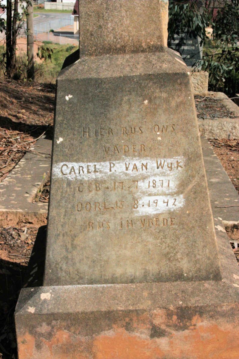 WYK Carel P., van 1871-1942