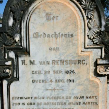 RENSBURG H.M., van 1826-1911