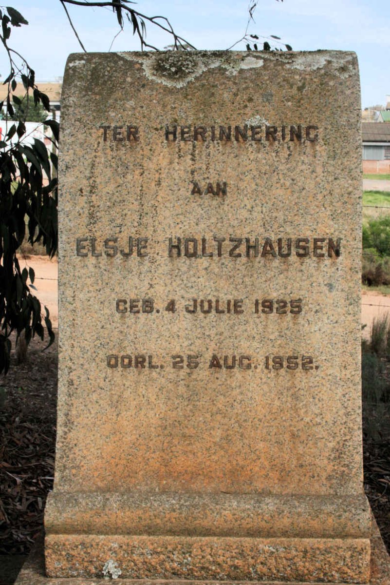 HOLTZHAUSEN Elsje 1925-1952