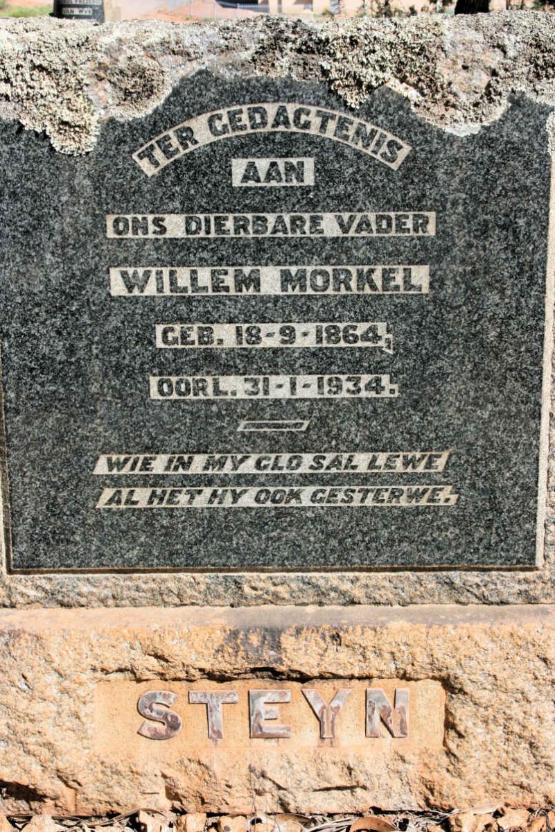 MORKEL Willem 1864-1934