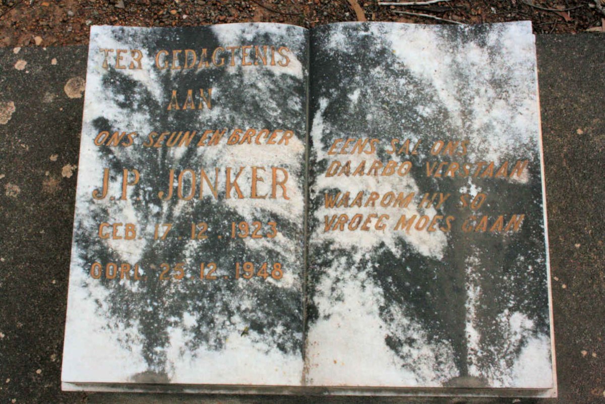 JONKER J.P. 1923-1948