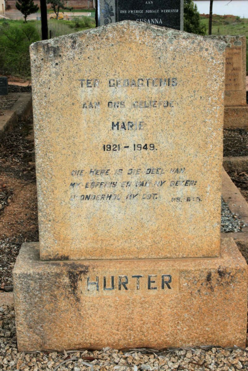 HURTER Marie 1921-1949