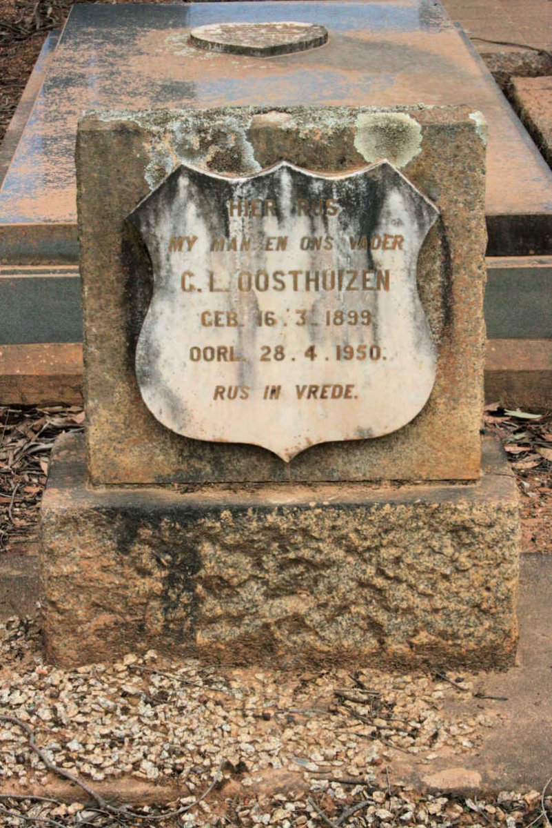 OOSTHUIZEN C.L. 1899-1950