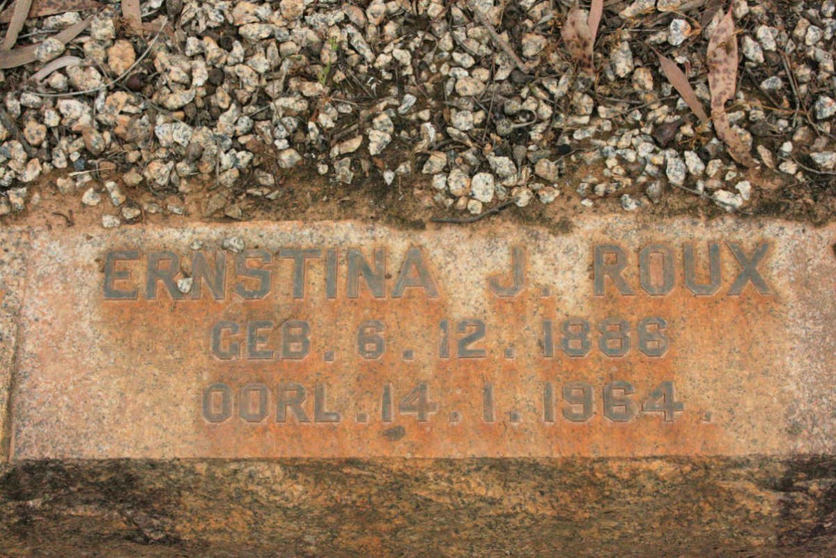 ROUX Ernstina J. 1886-1964