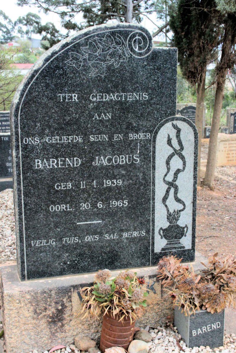 WYK Jacobus Barend, van 1939-1965