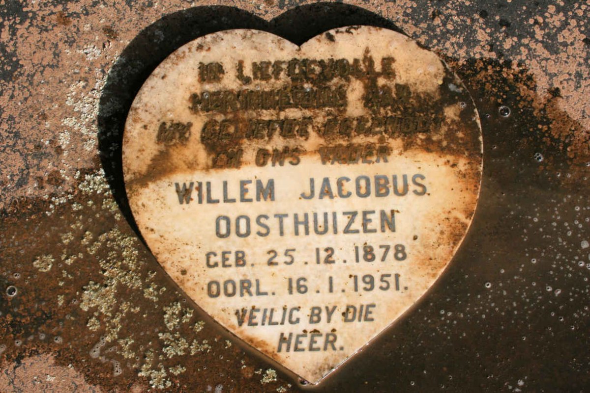 OOSTHUIZEN Willem Jacobus 1878-1951