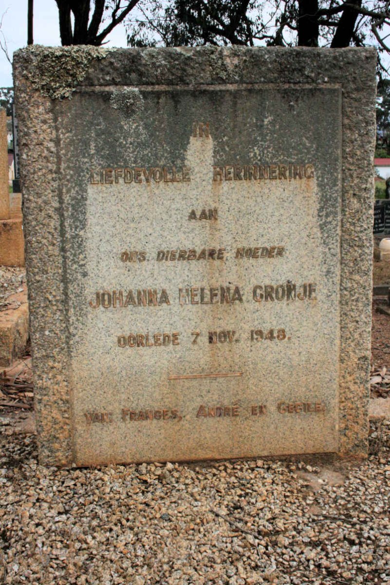 CRONJE Johanna Helena -1948
