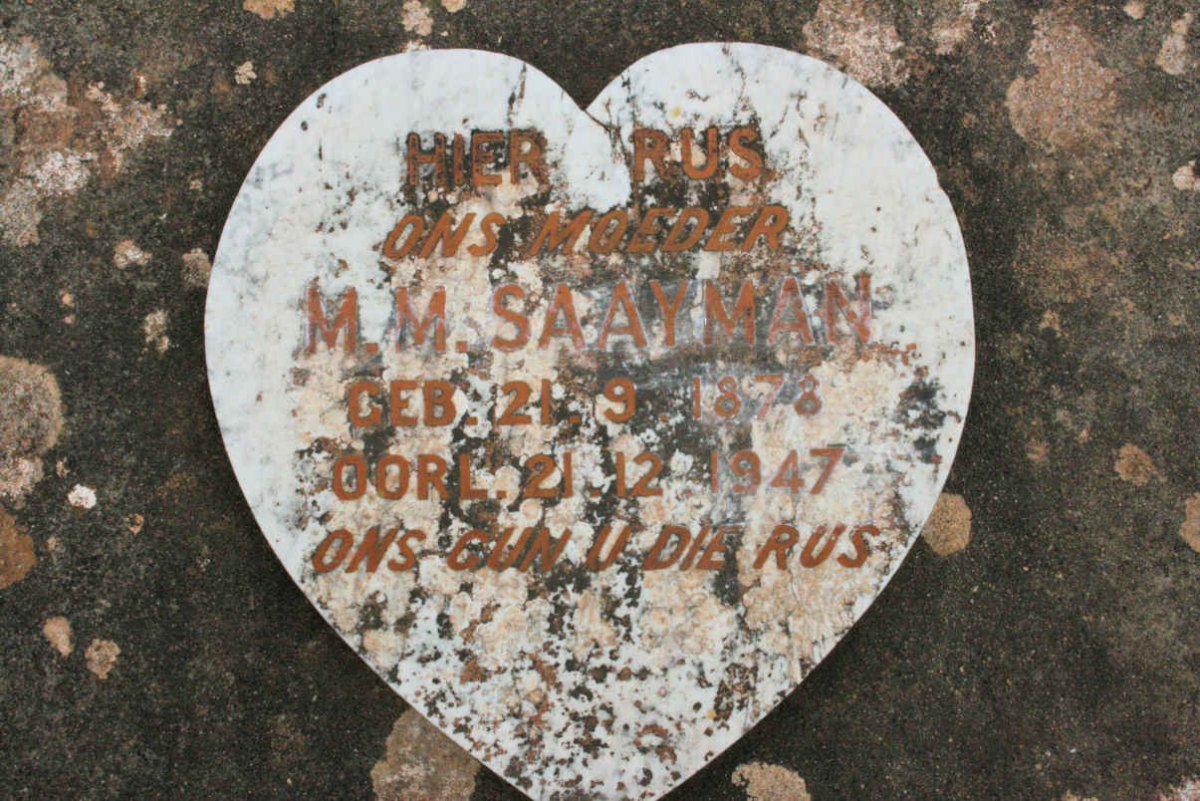 SAAYMAN M.M. 1878-1947