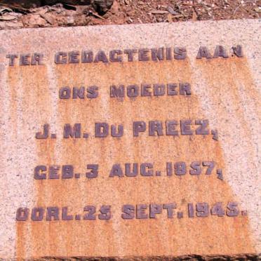 PREEZ J.M., du 1857-1944