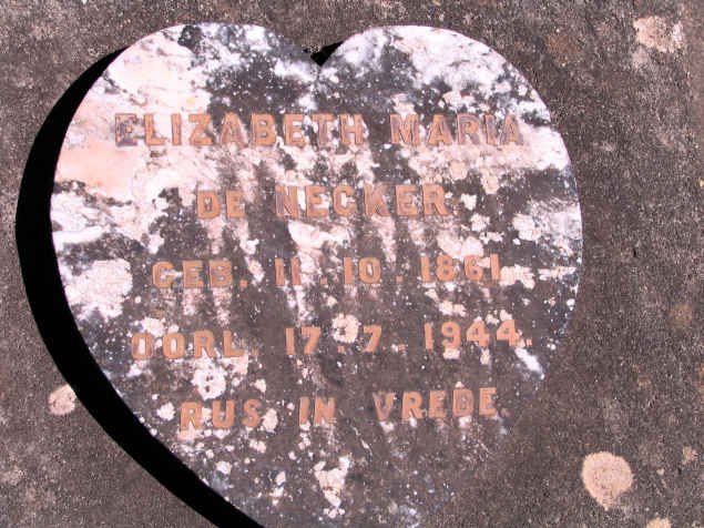NECKER Elizabeth Maria, de 1861-1944
