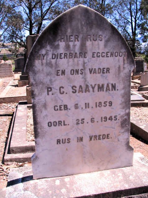 SAAYMAN P.C. 1859-1945