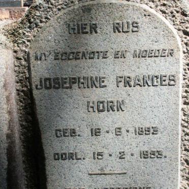 HORN Josephine Frances 1893-1953