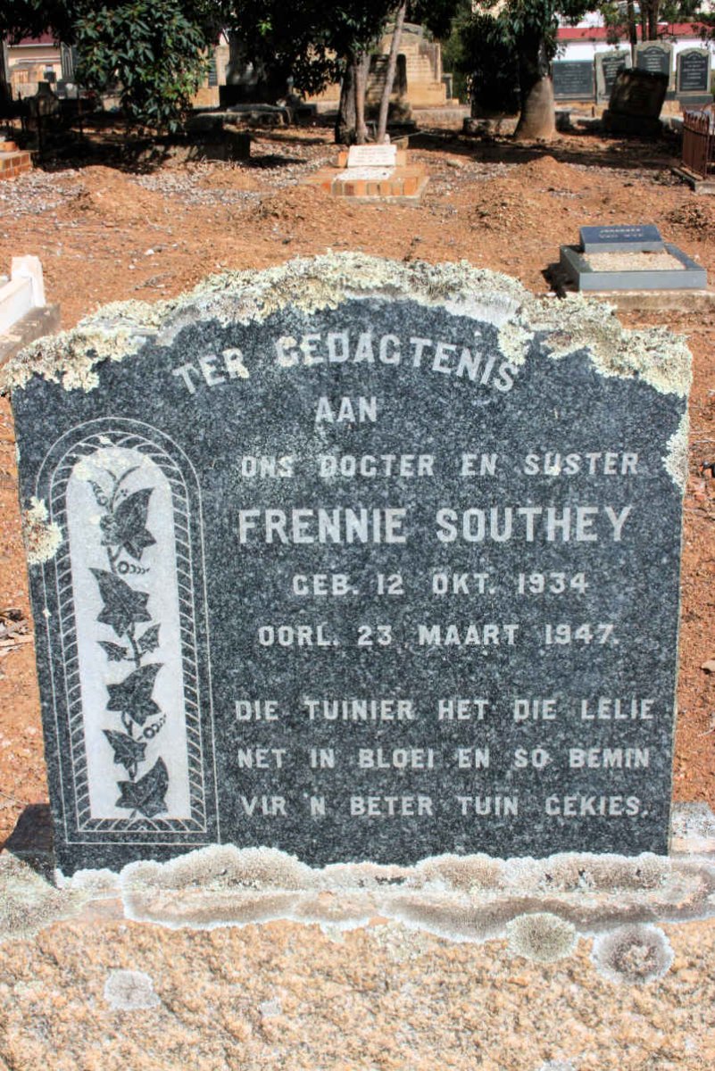 SOUTHEY Frennie 1934-1947