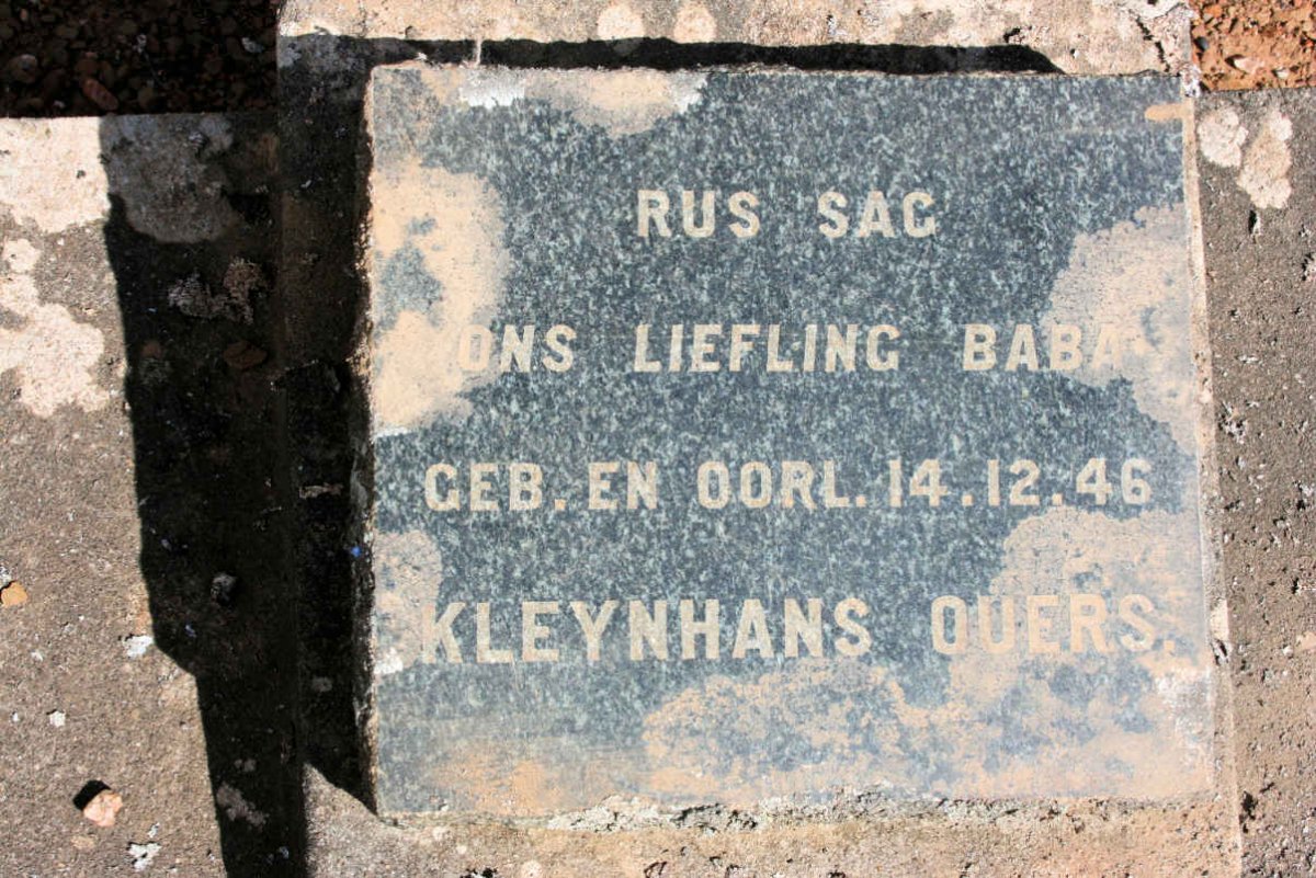 KLEYNHANS baba 1946-1946