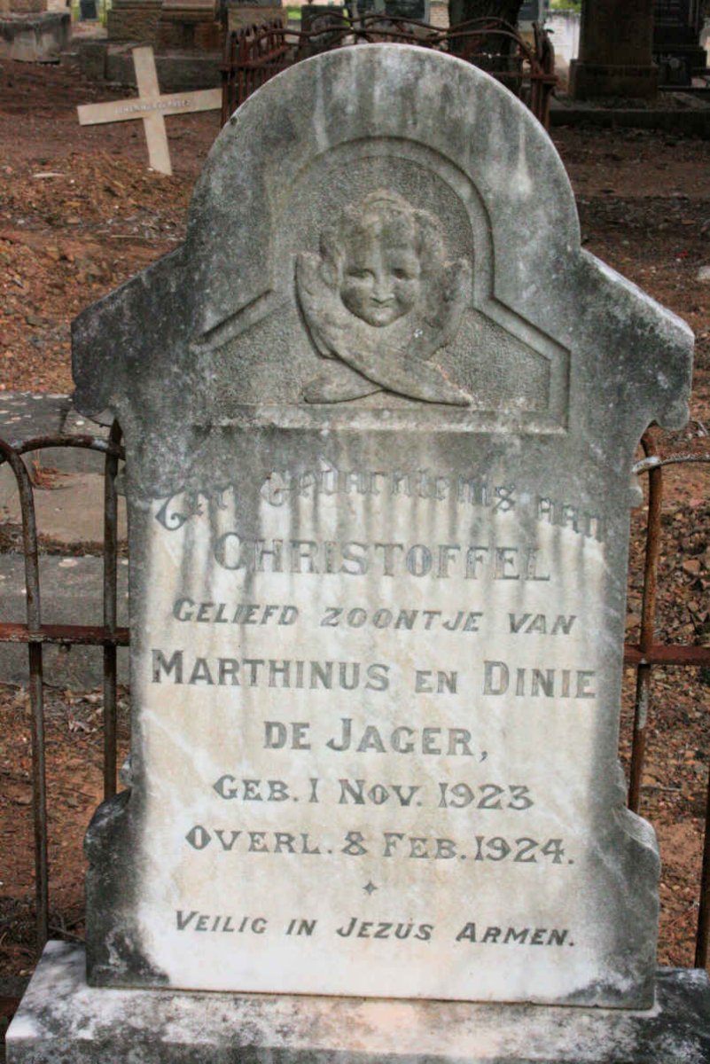 JAGER Christoffel, de 1923-1924